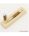 Atrax Style Rollerball or Fountain Pen in Zebra wood