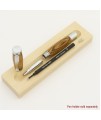 Atrax Style Rollerball or Fountain Pen in Zebra wood