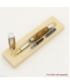 Atrax Style Rollerball or Fountain Pen in Zebra wood