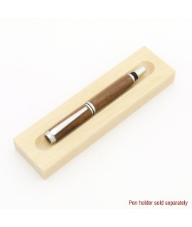 Baron Style Rollerball or Fountain Pen in Air Dried Walnut
