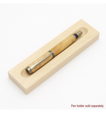 Baron Style Rollerball or Fountain Pen in Spalted Maple