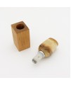 Wine Bottle Stopper in Spalted Maple