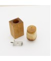 Wine Bottle Stopper in Spalted Maple