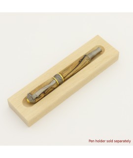 Broadwell Nouveau Style Rollerball or Fountain Pen in Spalted Maple