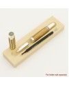 Canadiana Style Rollerball or Fountain Pen in Zebra Wood