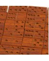 Double-Six Dominos in Maple and Padauk with Maple Wood Case