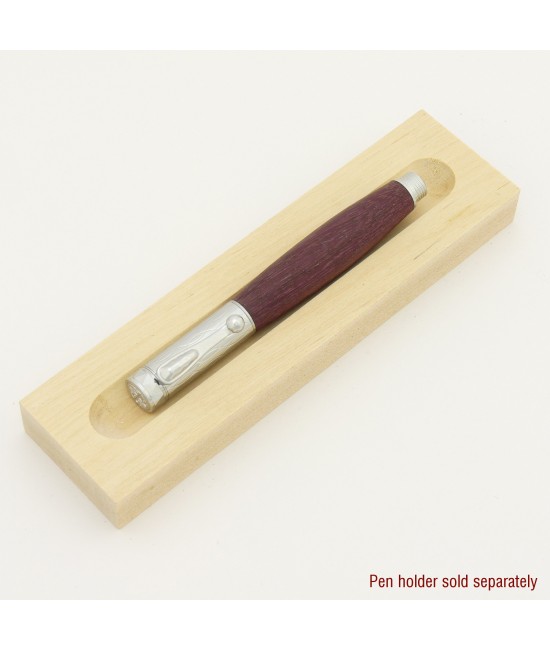 Electra Style Rollerball or Fountain Pen in Purpleheart