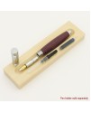 Electra Style Rollerball or Fountain Pen in Purpleheart