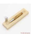 Electra Style Rollerball or Fountain Pen in Black Ash Burl