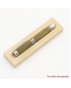 Emperor Style Rollerball or Fountain Pen in Historic Corduroy Road Wood
