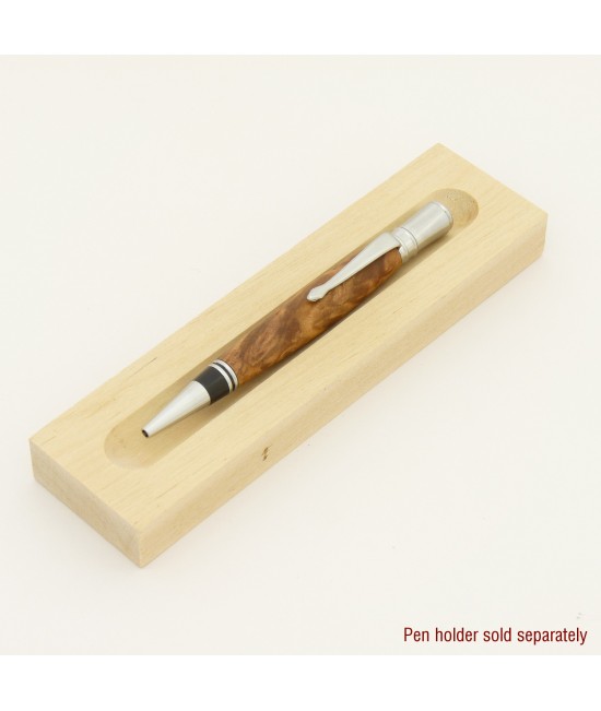 Executive Style Ballpoint Pen in Redwood Burl