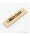 Helix Style Rollerball or Fountain Pen in Buckeye Burl