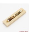 Helix Style Rollerball or Fountain Pen in Buckeye Burl