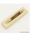 Knights Armor Style Ballpoint Pen in Walnut crotch with Bark