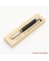 Knurled Style Ballpoint Pen in African Blackwood