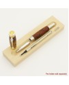 Majestic Junior Style Rollerball or Fountain Pen in Amboyna Burl