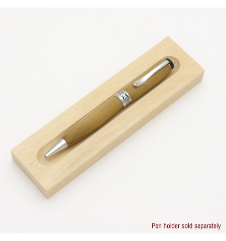 Perfect Fit Style Ballpoint Pen or Pencil in Historic Corduroy Road Wood