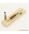 Slimline Style Ballpoint Pen, Ballpoint Stylus, or Pencil in Sapele
