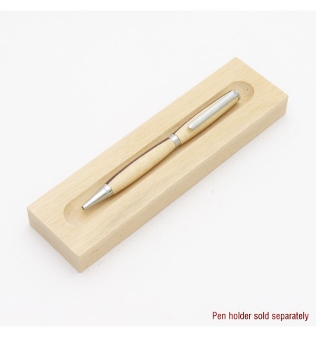 Slimline Ballpoint Pen, Pencil, or Stylus Pen in Maple and Purpleheart