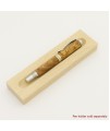 Triton Style Rollerball or Fountain Pen in Black Ash Burl