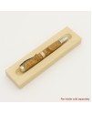 Triton Style Rollerball or Fountain Pen in Black Ash Burl