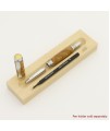 Triton Style Rollerball or Fountain Pen in Black Ash Burl