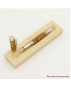 Triton Style Rollerball or Fountain Pen in Black Ash Burl