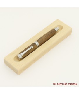 Virage Style Rollerball or Fountain Pen in Walnut Crotch