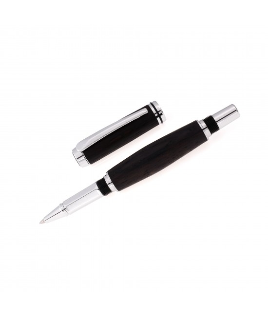 Baron Style Rollerball Pen in Bog Oak