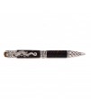 Dragon Style Ballpoint Pen in Spruce Cone and Black Resin