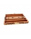 Double-Pen Wooden Pen Case in Maple with Lichtenberg Burn Pattern