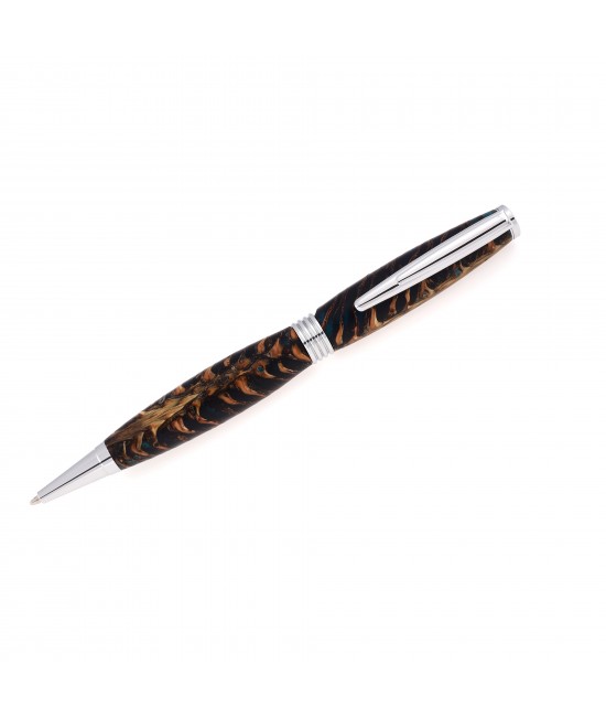 Streamline Style Ballpoint Pen in Spruce Cone and Green Resin
