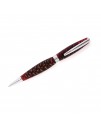 Streamline Style Ballpoint Pen in Spruce Cone and Red Resin