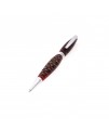 Streamline Style Ballpoint Pen in Spruce Cone and Red Resin