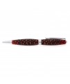 Streamline Style Ballpoint Pen in Spruce Cone and Red Resin